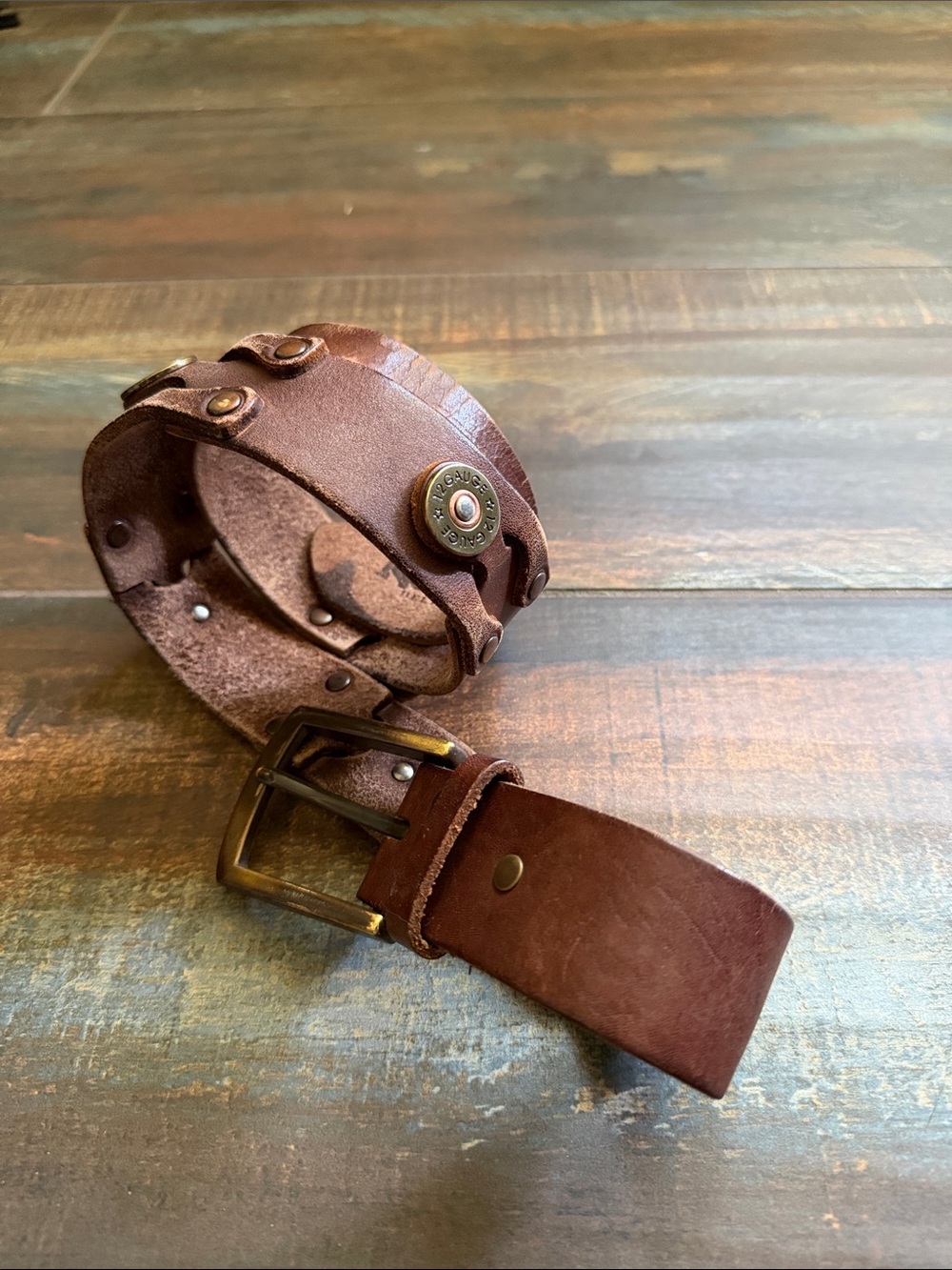 Women's Nocona Belt Co Brown Leather Western  Belt Size 32